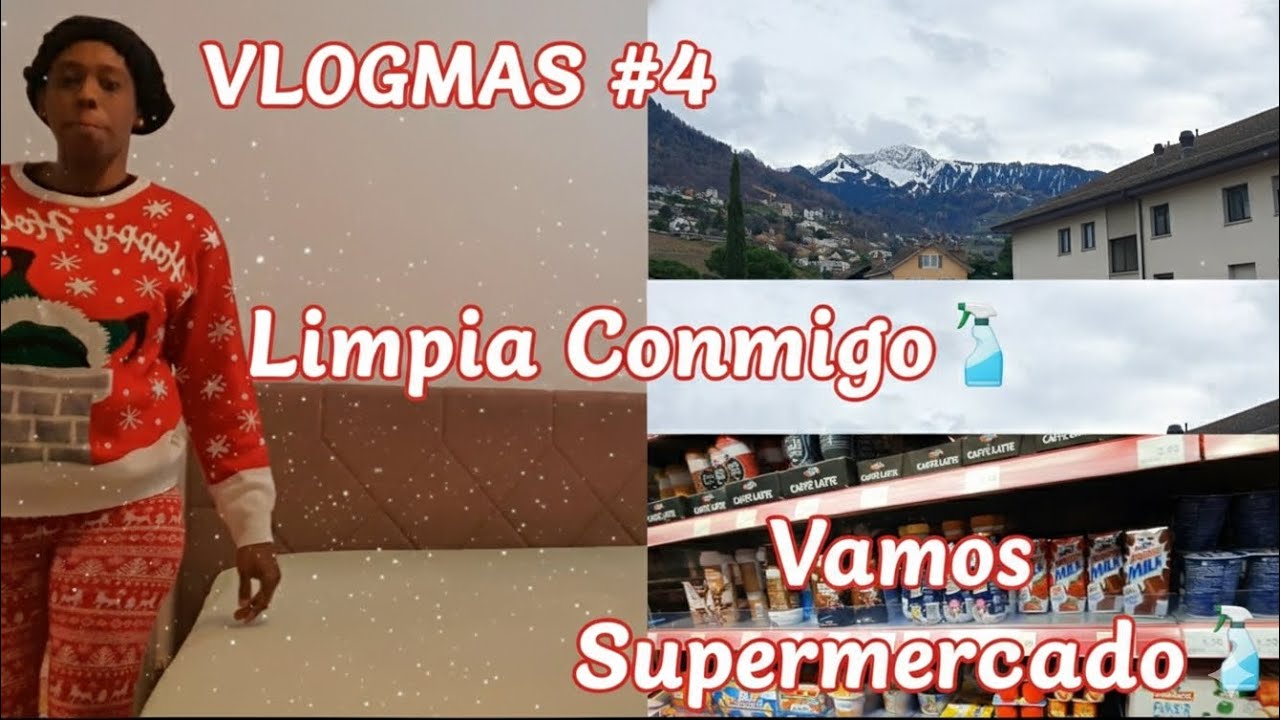 Vlogmas#4 Limpia Conmigo: Cocina y Habitación 🧺🧹y Compras del Súper