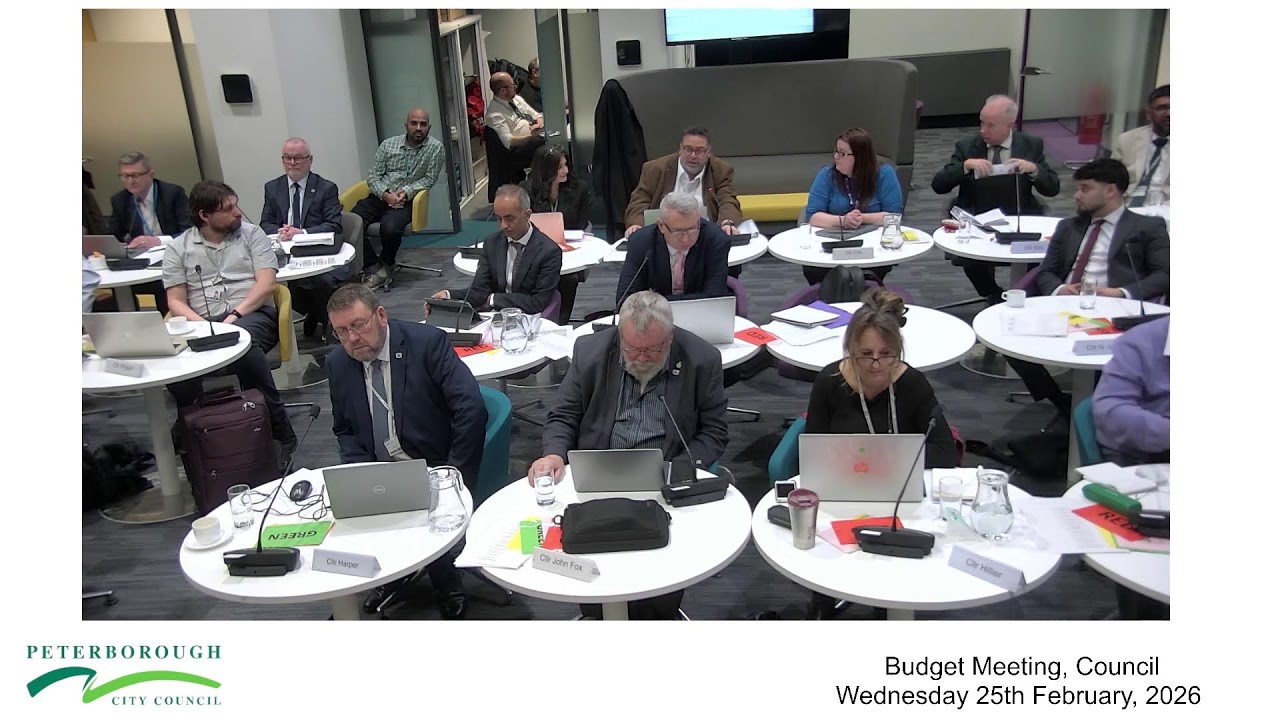 Budget Meeting, Council - Wednesday 25th February, 2026 7.00 pm