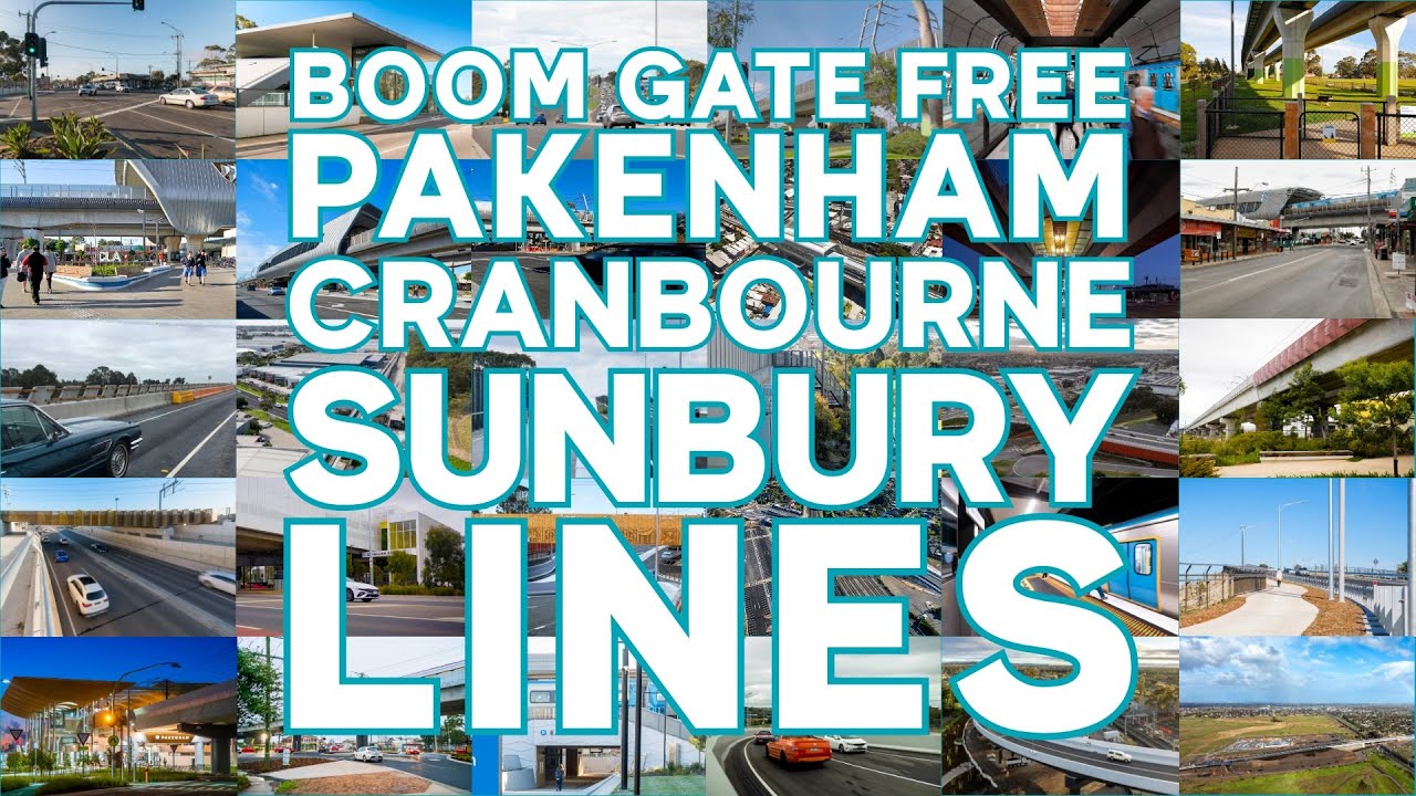 All boom gates gone on the Cranbourne, Pakenham and Sunbury lines