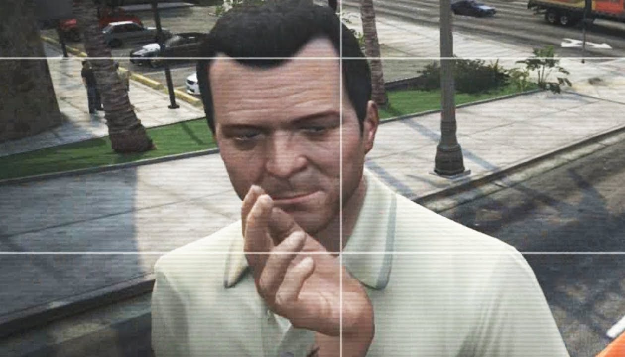 GTA 5 - MICHAEL SMELLS HIS FINGERS  (GTA V - Funny Moments #13) - Day in the Life of Michael