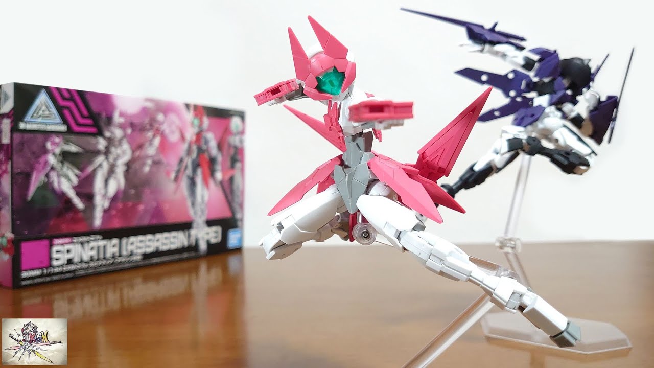 【アサシン仕様のスピナティアが登場！広い可動範囲でポーズが決まる！】30MM 1/144 EXM-E7a スピナティア (アサシン仕様)　レビュー