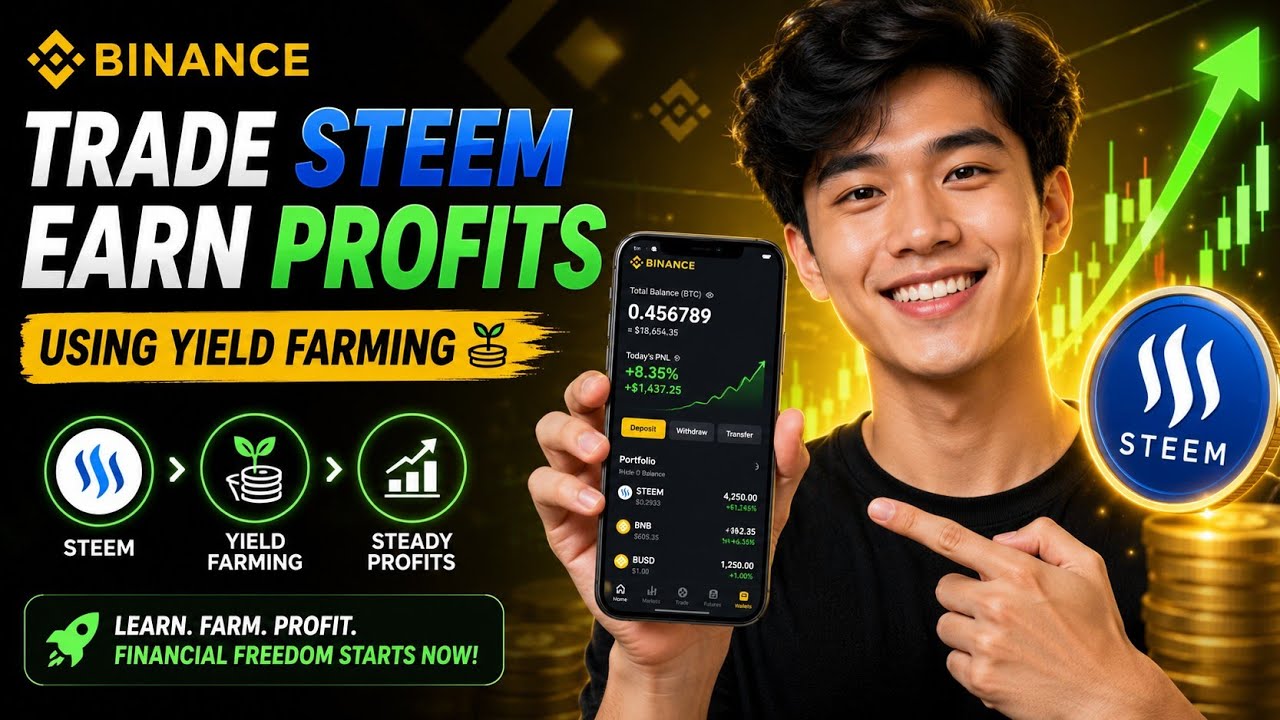 How I Make Daily Profit Trading STEEM on Binance (Yield Farming Strategy) 🚀