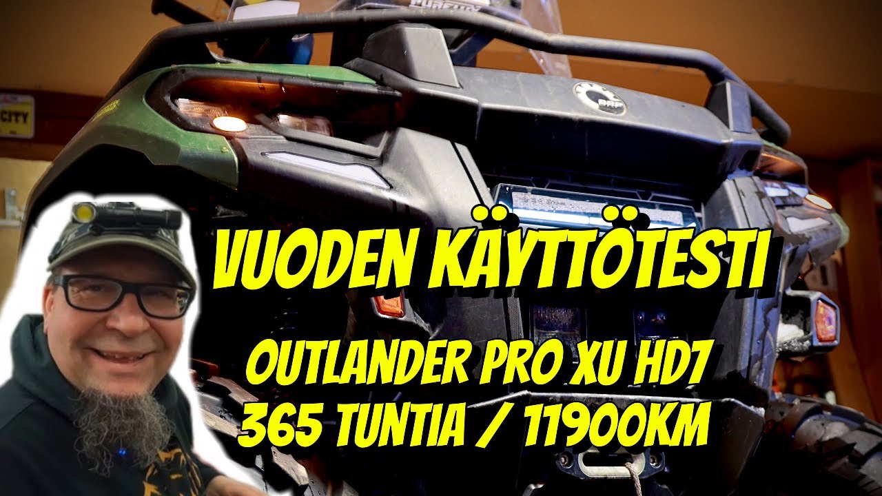 Kannattaako ostaa? | 12kk Testi - Can-Am Outlander HD7