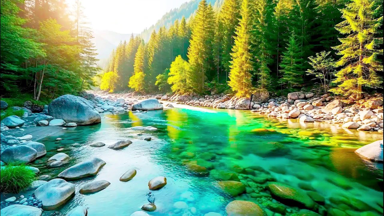Tranquil River Sound for Deep Sleep | White Noise Therapy for Relaxation & Healing