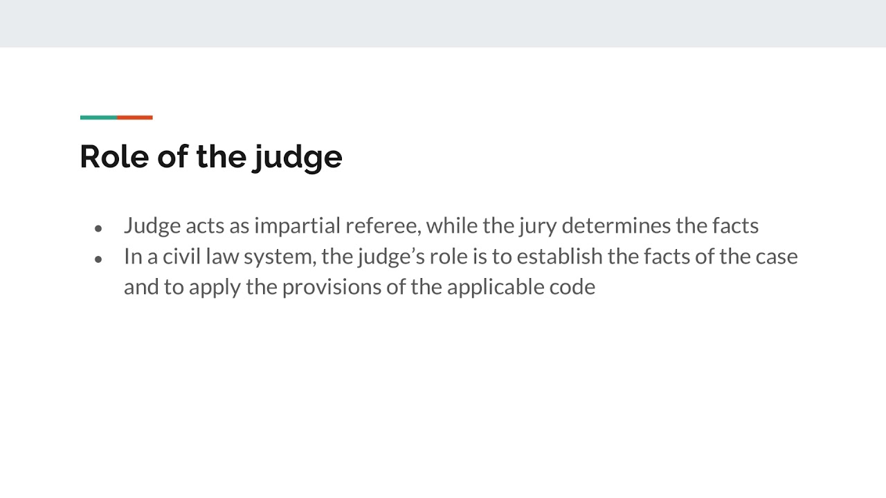 The civil law and common law compared