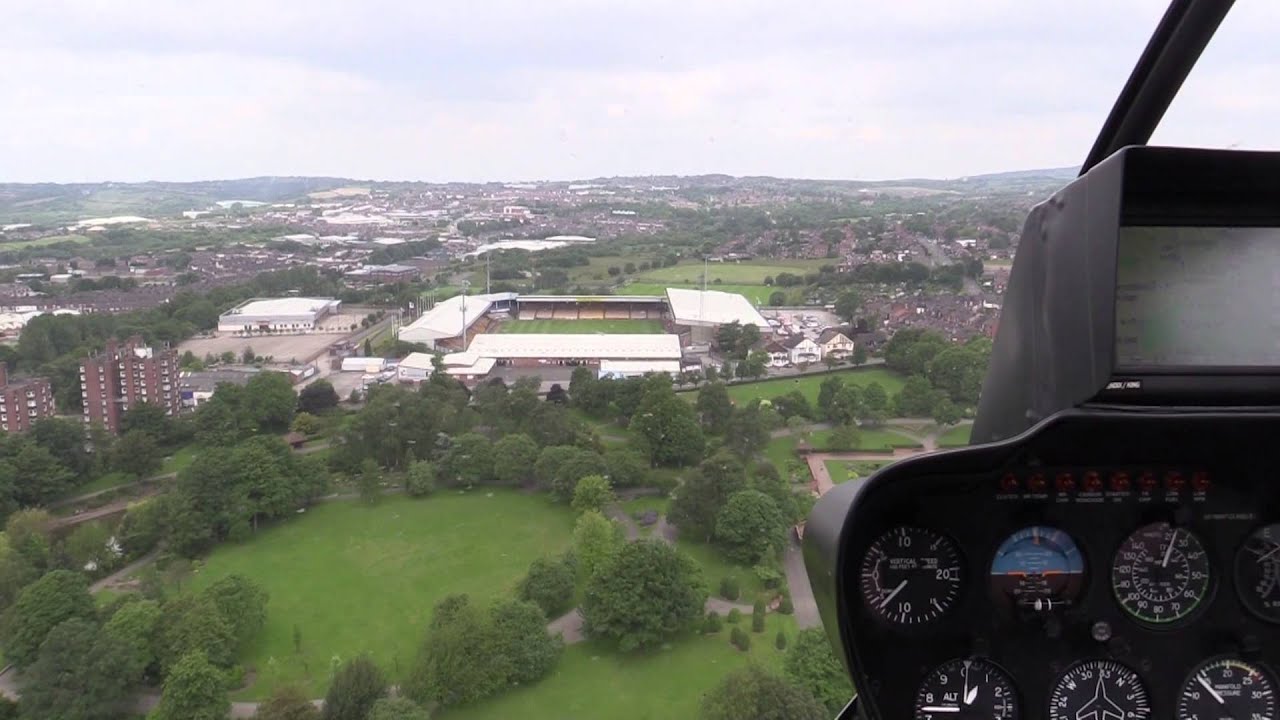 Incredible Aerial Footage Of Vale Park From A Helicopter