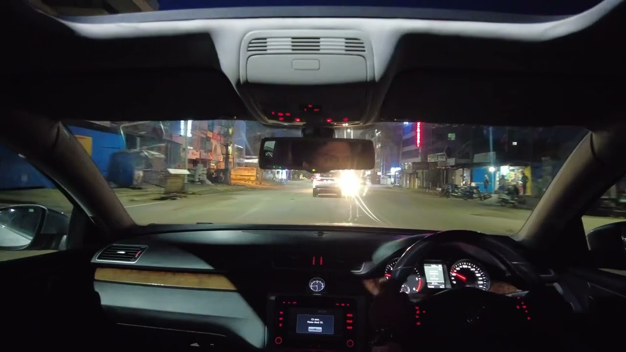 Volkswagen Passat B7 Drive POV #india #bangalore #car #night #automobile #modi