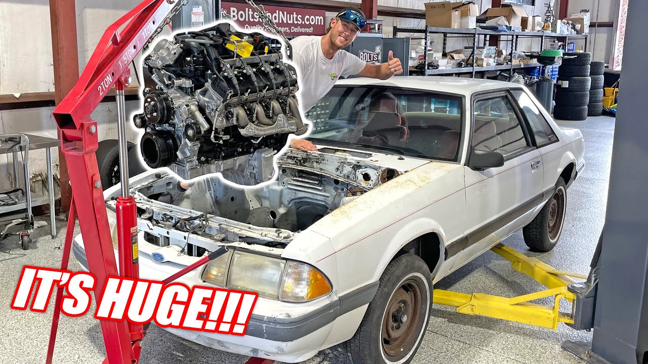 НОВЫЙ дом для нашего двигателя Ford GODZILLA объёмом 7,3 л выбран! Он идеально подходит!