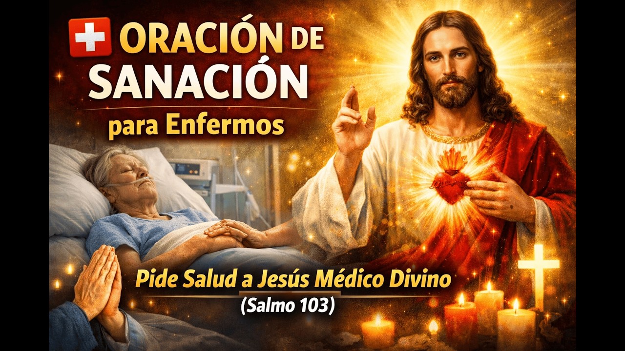 🏥 ORACIÓN DE SANACIÓN para Enfermos: Pide Salud a Jesús Médico Divino (Salmo 103) 🙏