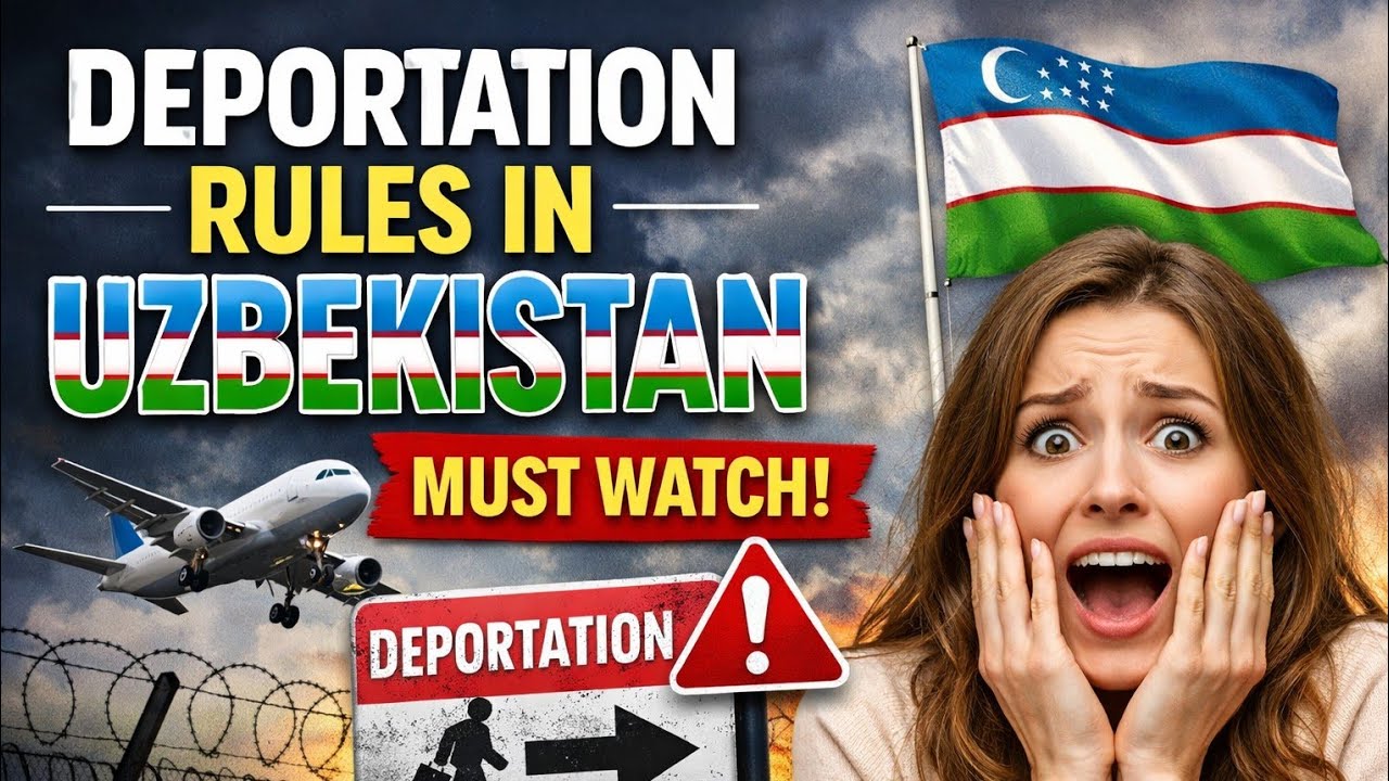 Deportation rules in Uzbekistan | Must Watch #uzbekistan #visa 