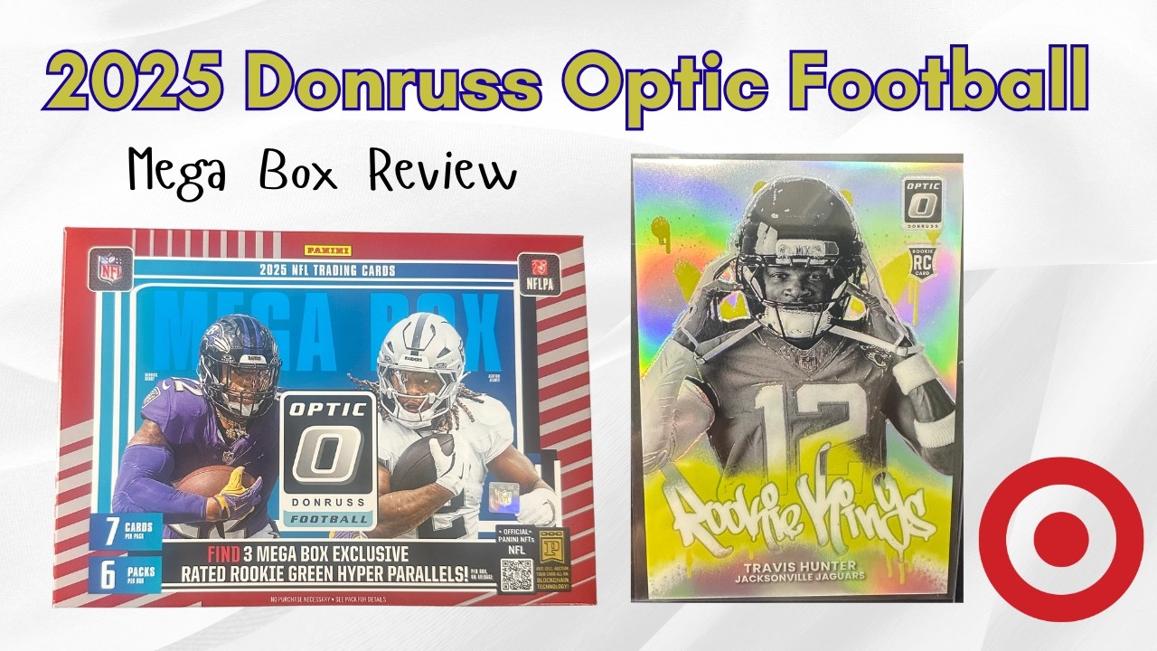 2025 Donruss Optic Football Target Mega Box Review