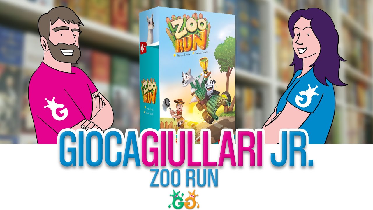 Zoo Run, due giochi da tavolo in uno per bambini dai 5 anni in su! Gioca Giullari Junior