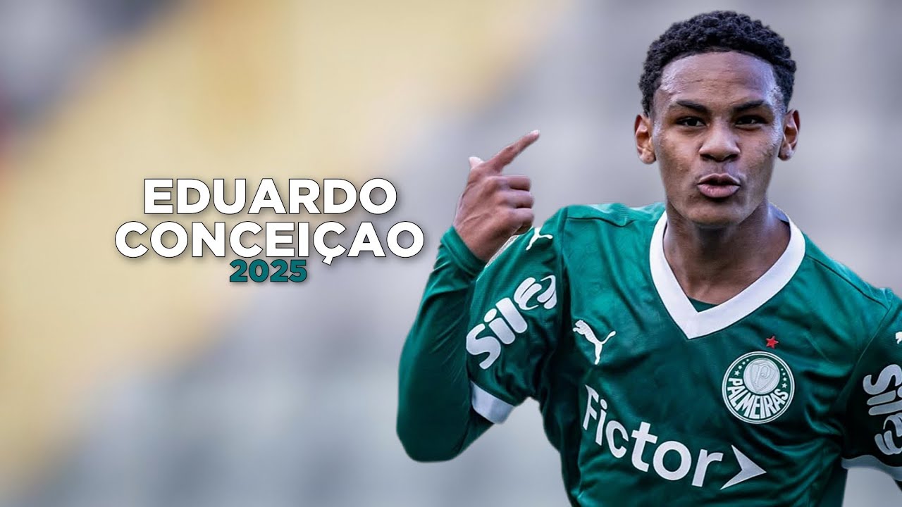 15 Year Old Eduardo Conceição is the Future of Football and Palmeiras 🇧🇷
