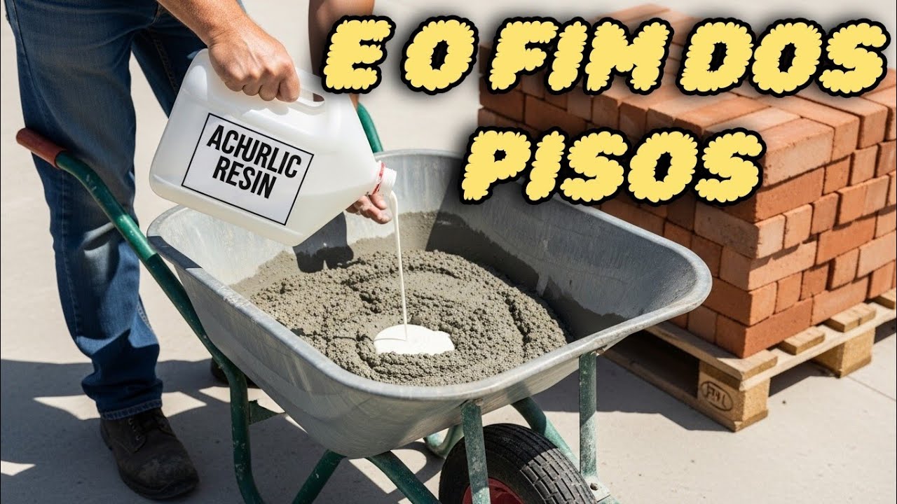 Basta Mistura ARGAMASSA com RESINA ACRÍLICA E descubra o segredo que vale milhões de DÓLARES!!!