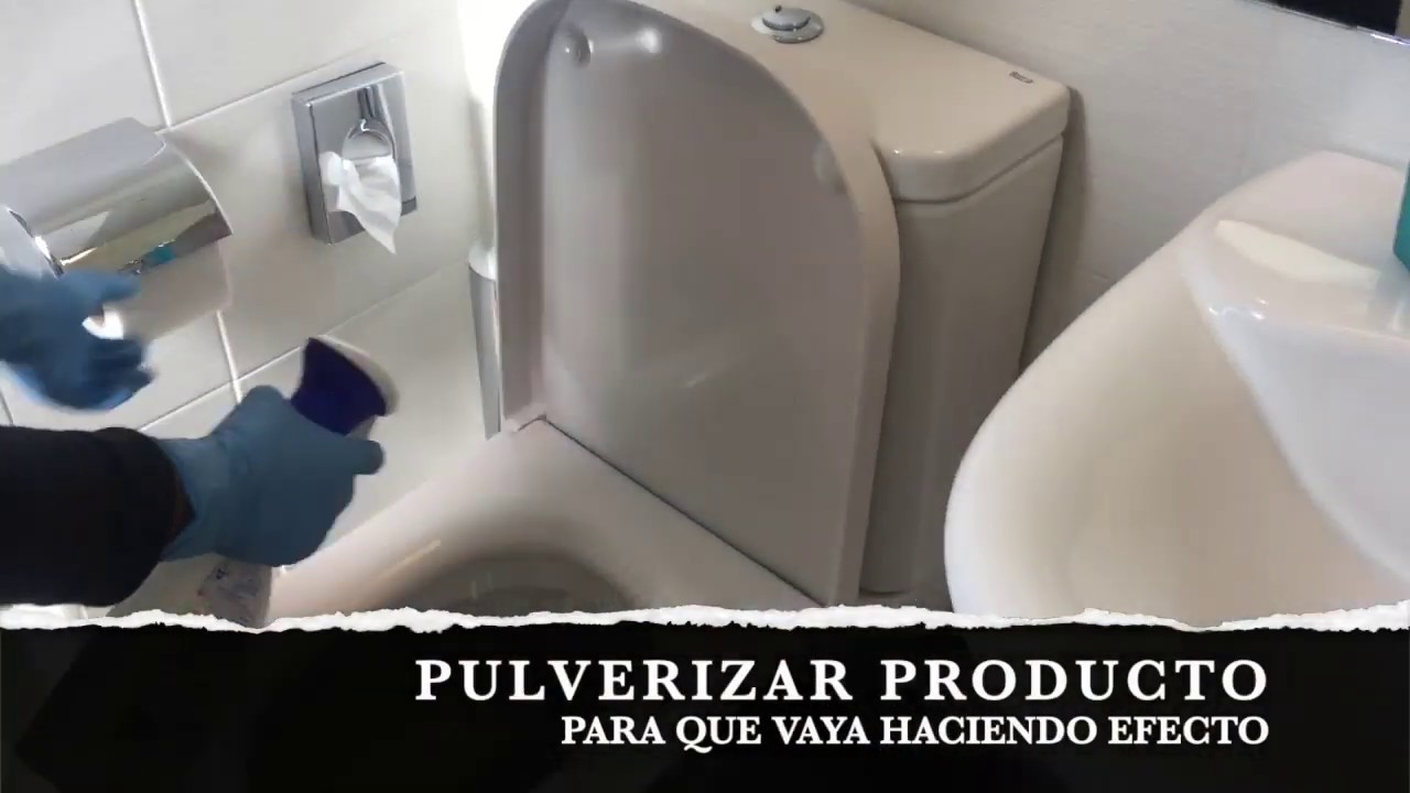 Limpieza profesional de un cuarto de baño