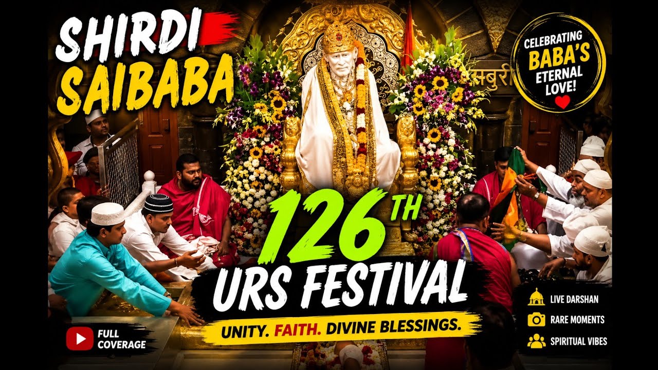SHIRDI FAKIR SAIBABA 126th Urs Festival In Shirdi  @irainesar