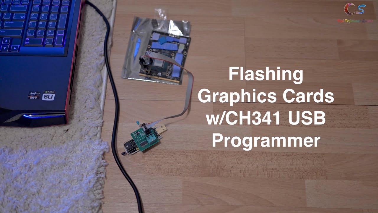 Flashing Graphics Cards with a CH341a USB Programmer