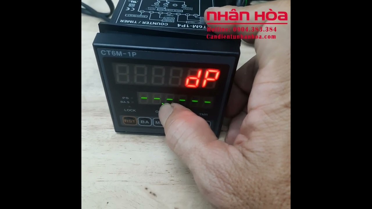Bộ đếm counter Autonics CT6M-1P - Hướng dẫn sử dụng