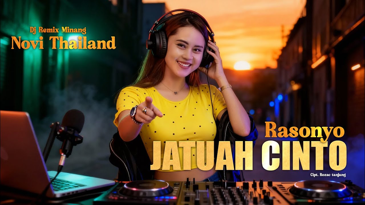Novi Thailand - Rasonyo Jatuah Cinto |🎶 DJ Remix Lagu Minang | Full Bass🔥