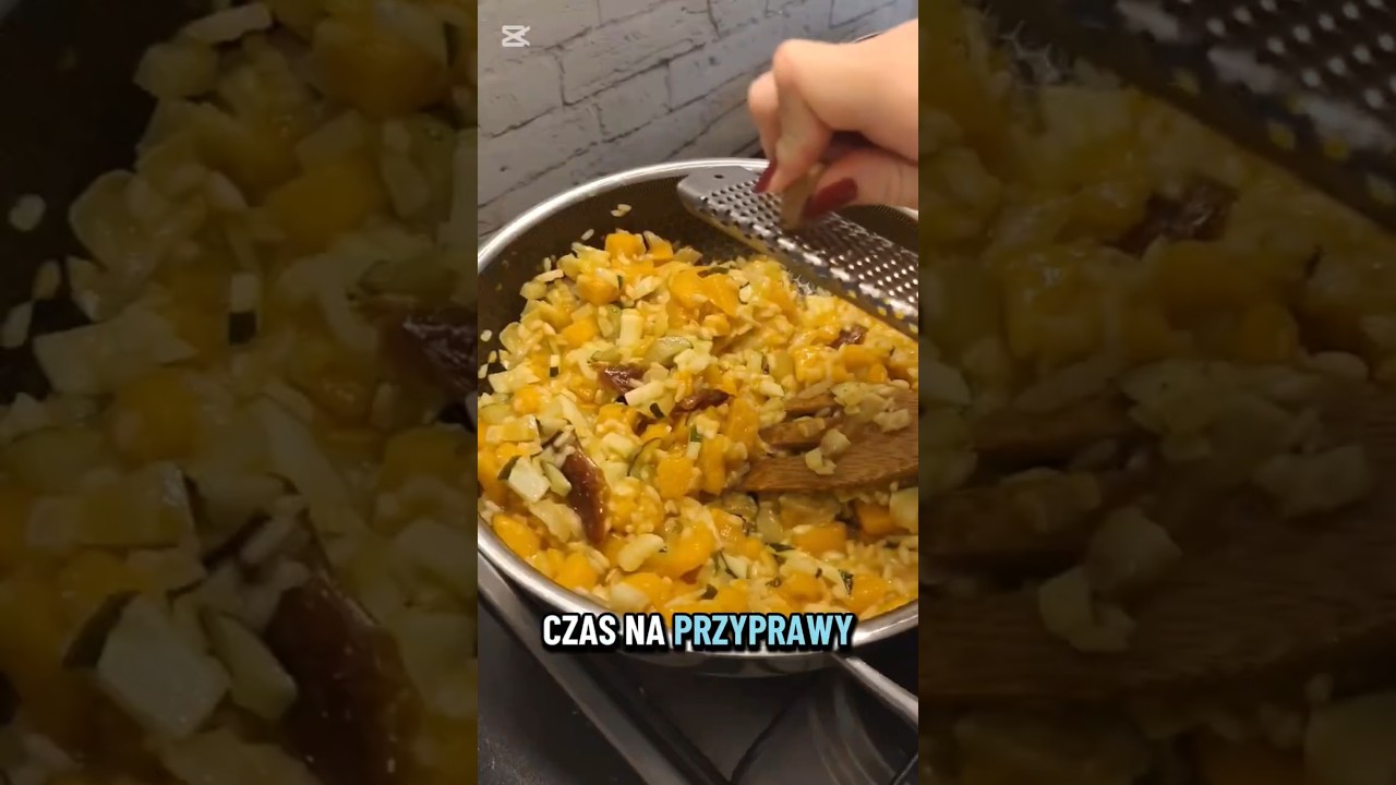 kremowe dyniowe risotto w 30 minut! #wege #wegańskie #przepid #viralshorts