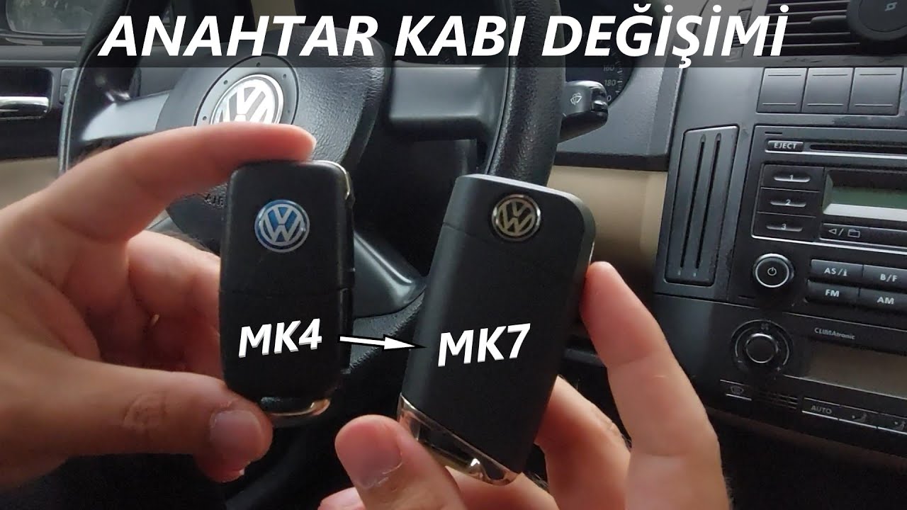 POLO RESTORASYON I Anahtar Kumanda Kabı Değişimi I VW MK4 to MK7 Conversion
