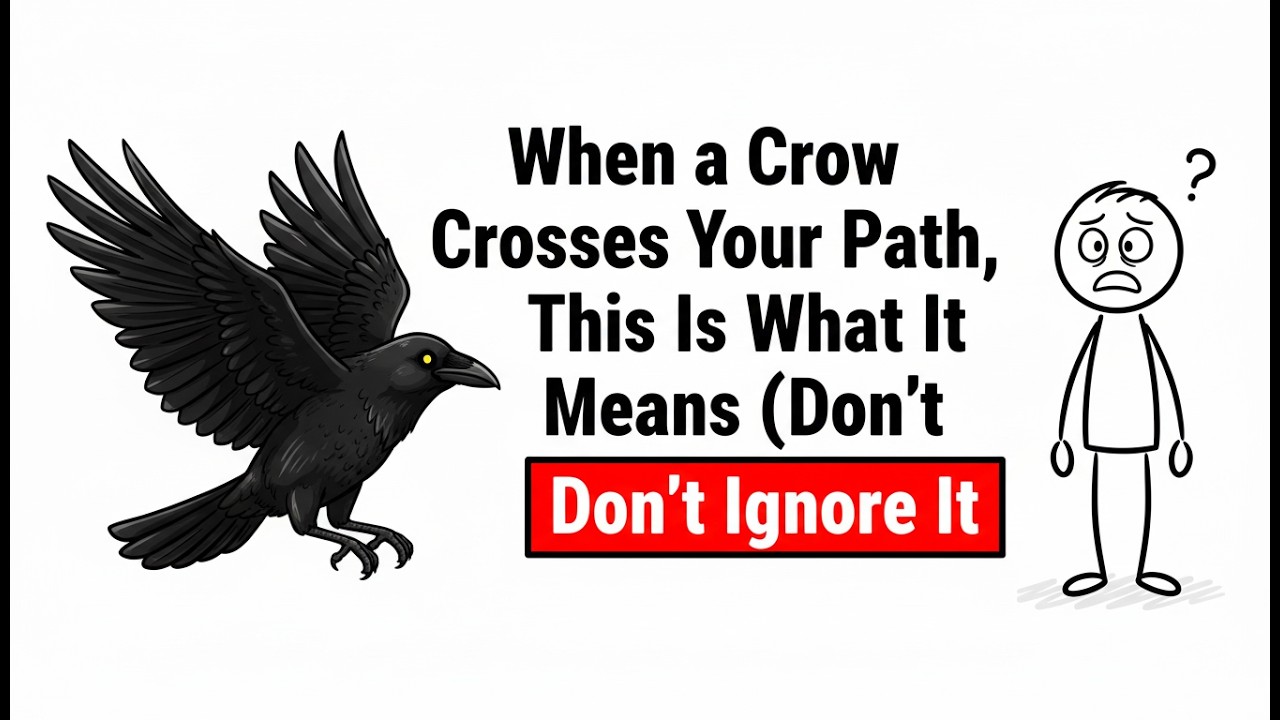 When a Crow Crosses Your Path, This Is What It Means (Don't Ignore It)