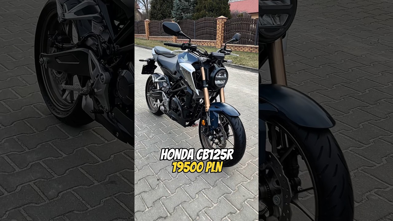 Honda CB125R - Czy to najlepszy motocykl klasy 125? Możesz jeździć na prawo jazdy kat. B #shorts
