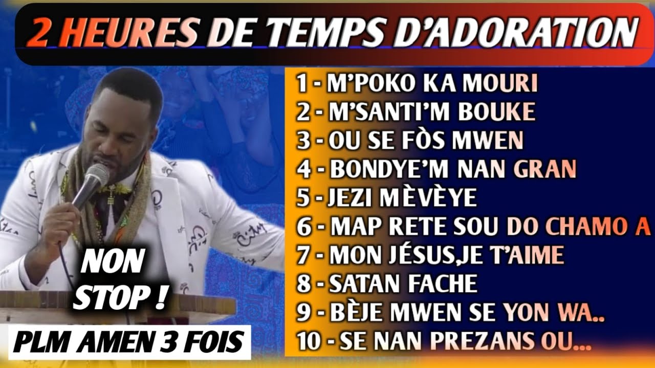 M'POKO KA MOURI-MWEN SANTI'M BOUKE[2 HEURES DE TEMPS D'ADORATION] PLM AMEN 3 FOIS...
