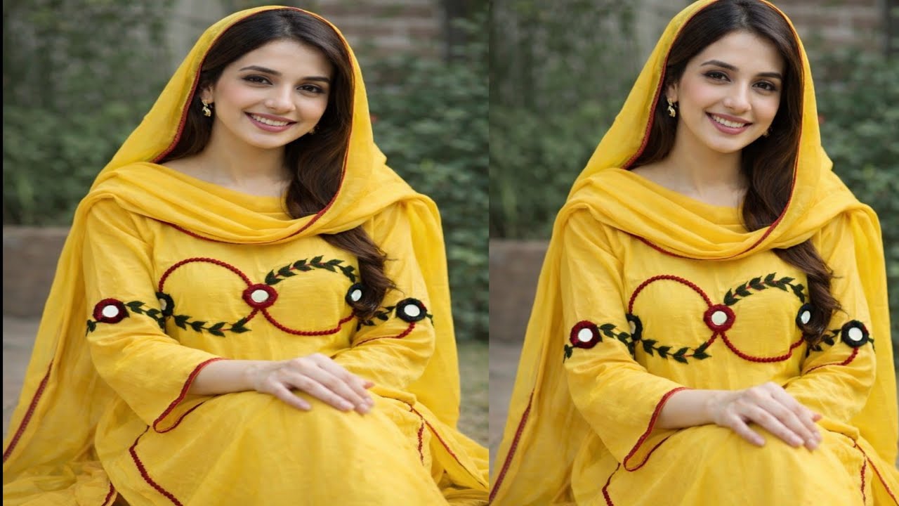 Moti tanka and mirr work design... Easy Hand embroidery design...