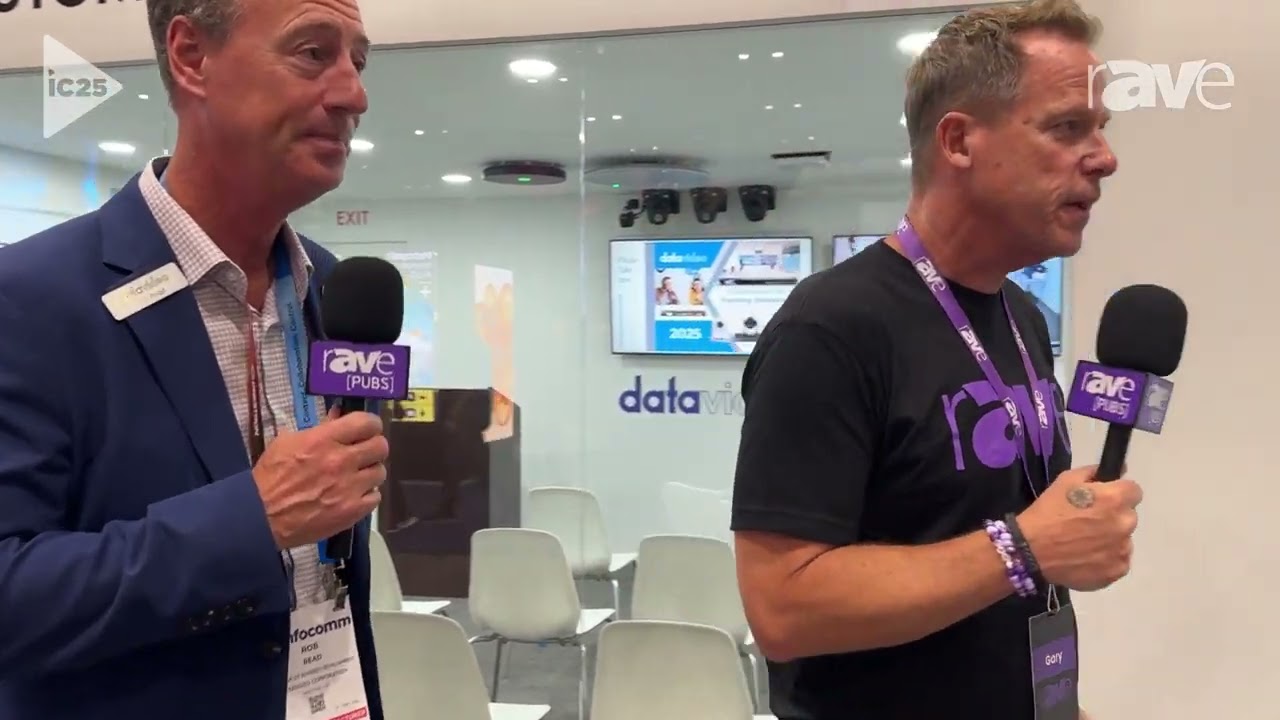 InfoComm 2025: Rob Read Gives Gary Kayye a Tour of The Datavideo Booth