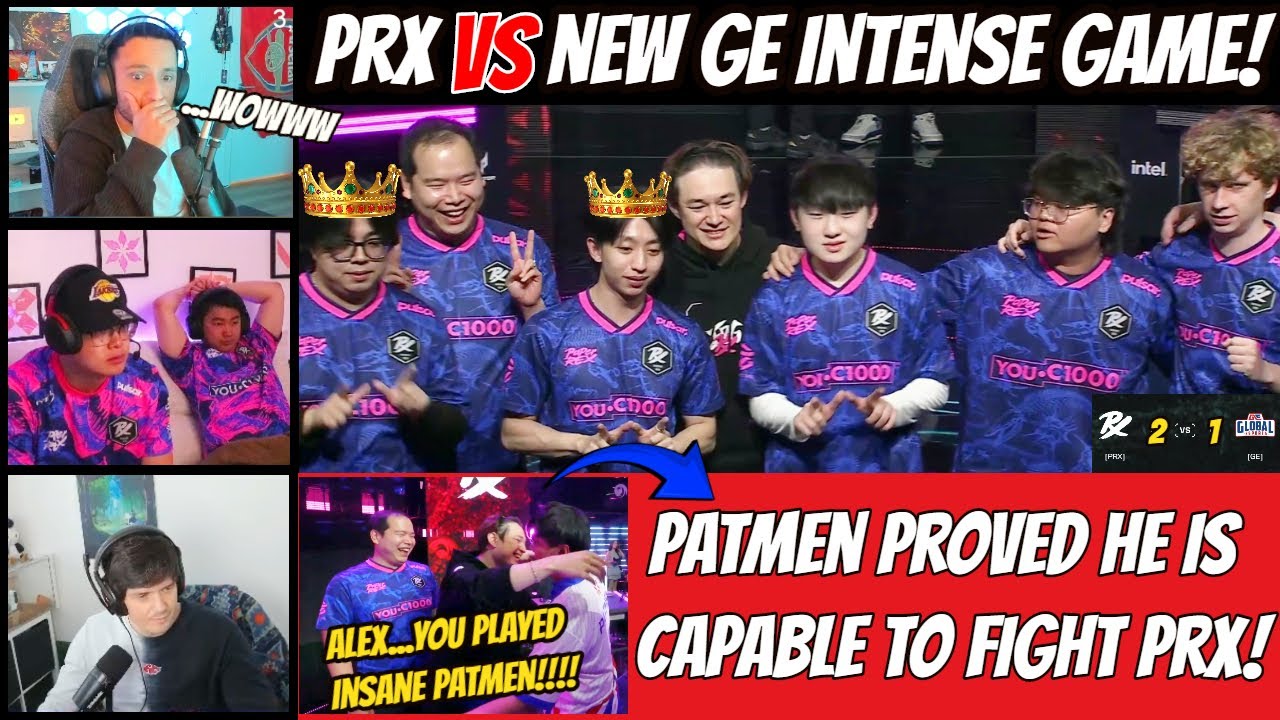 Valorant Streamers React to PRX vs GE in a Nutshell VCT Pacific 2026 ft. Shanks Fns Som & Sliggy