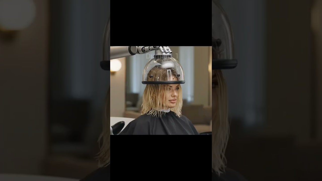 Robo Barber#asmr#barbershop#haircut