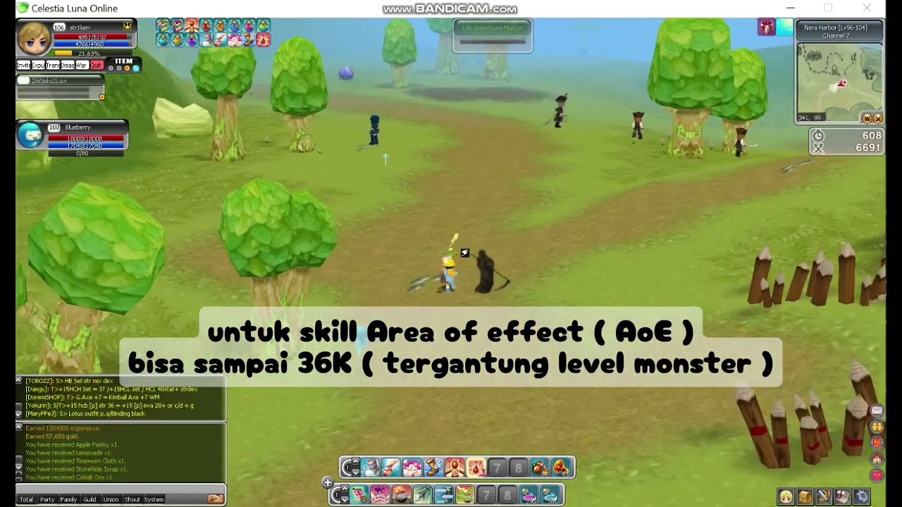 Blade Taker [BT] Solo Farming @Nera Harbor | Celestia Luna Online