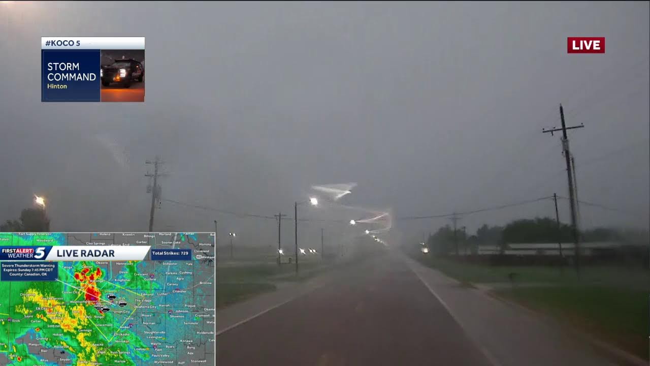 WATCH LIVE: Tracking Severe Storms Across Oklahoma