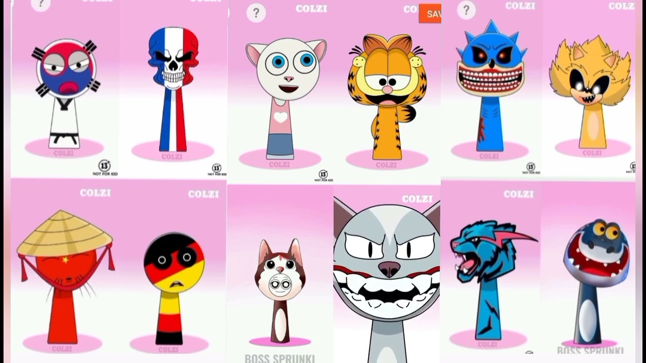 Sprunki OC All Phases Incredibox Compilation COMPLETE #incredibox #sprunki #incrediboxsprunki