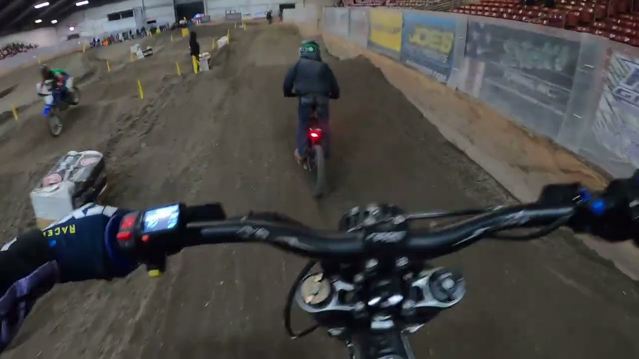 NW Arenacross Nationals Rd 4 Pit Bike Heavy Hitters Heat 2 The Evergreen State Fairgrounds 122025