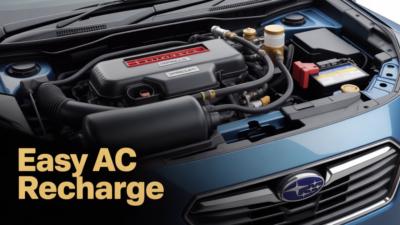 How To Recharge Your Subaru Impreza AC in Minutes | Black Tech Auto Repairs