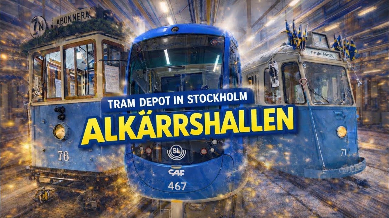 TRAM - Alkärrshallen Stockholm 🇸🇪