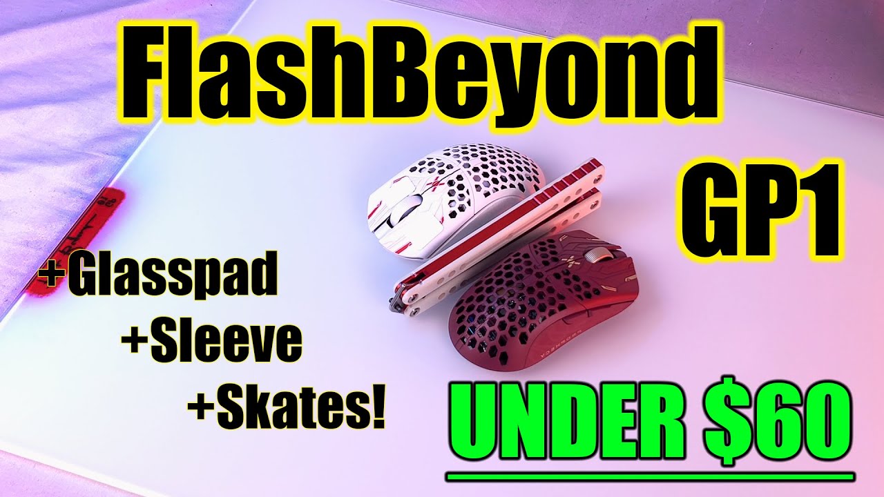 GLASS MOUSEPAD bundle UNDER $60?! FlashBeyond GP1