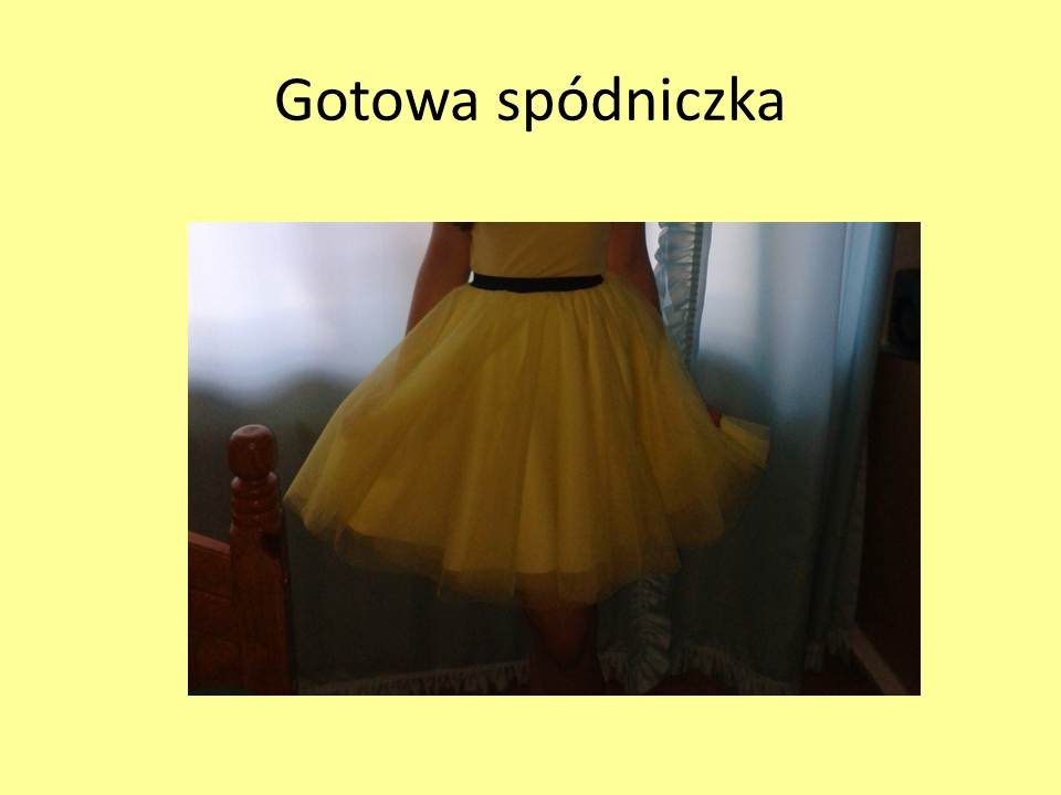 Jak uszyć tiulową spódniczkę?