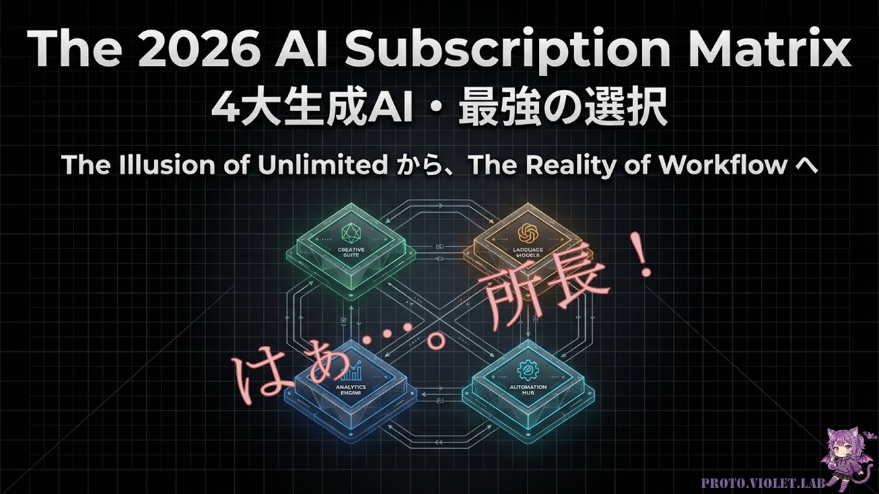 【月額20ドルの罠】ChatGPT vs Claude vs Gemini vs Cursor 完全比較！エンジニア向けAIサブスクの残酷な最適解