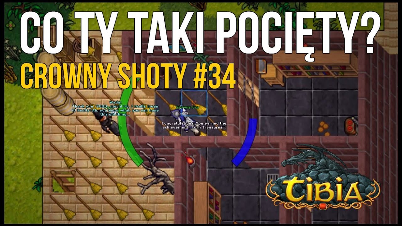 #34 Co Ty Taki Pocięty? | Crowny Shoty | Tibia Damora
