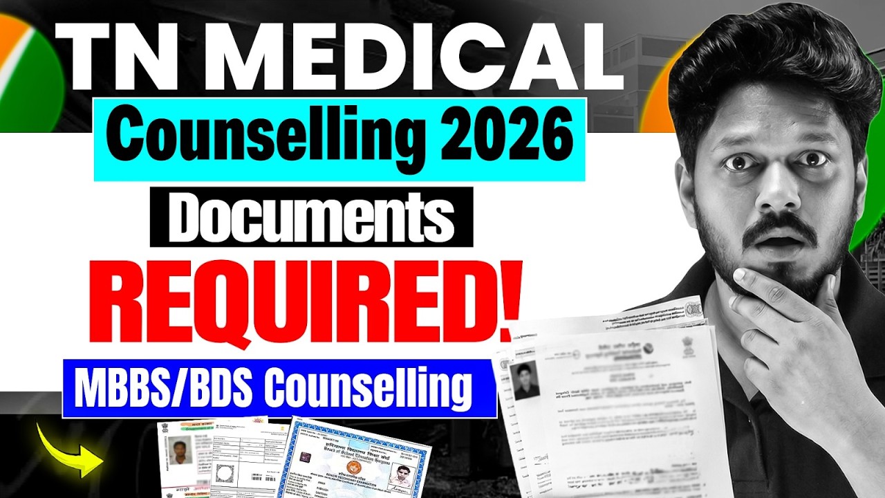 🔥 TN Medical Counselling 2026 | MBBS/BDS Counselling Documents Required! 📄 | Full List