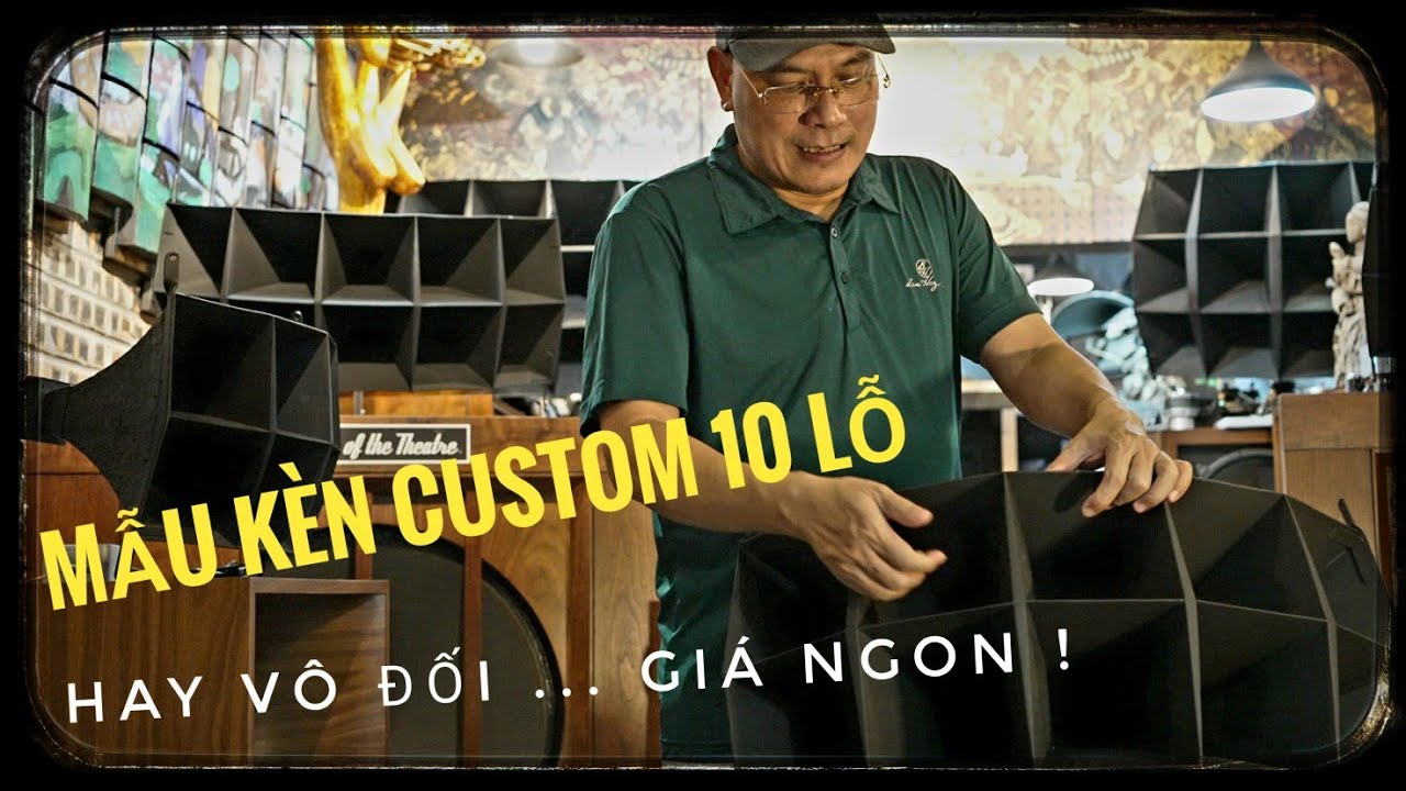 KÈN CUSTOM PHƯƠNG PHẠM (Tar Filled Horn )  ĐỐI TÁC cho củ TAD 4001 JBL 375 - ALTEC 288C