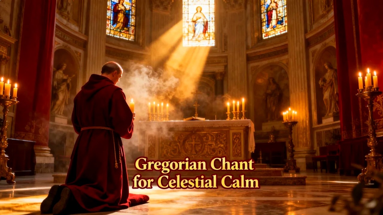 Gregorian Chant for Healing Sleep and Divine Light | Benedictine Ambience and Sacred Balance
