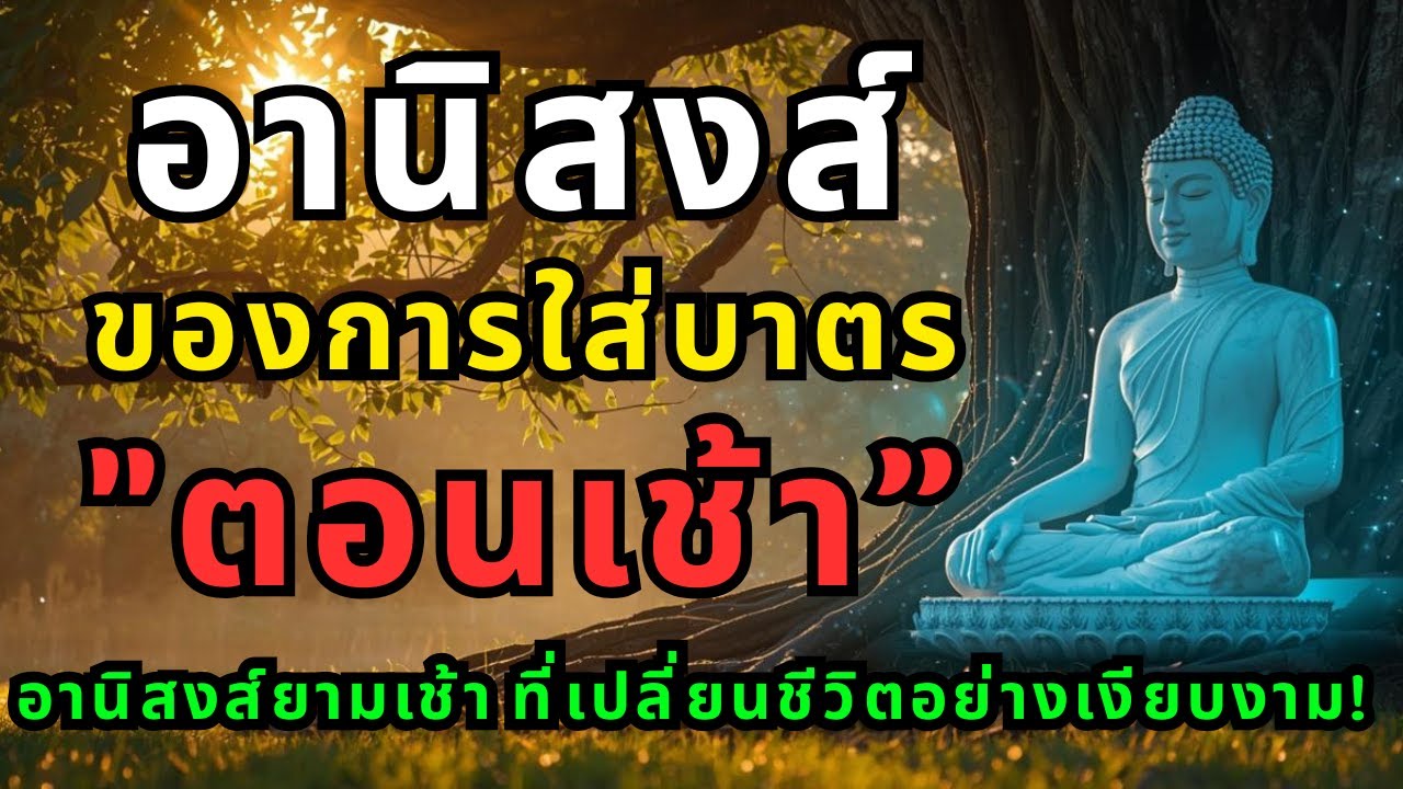 อานิสงส์ของการใส่บาตรตอนเช้า เปลี่ยนชีวิตได้ทันที…