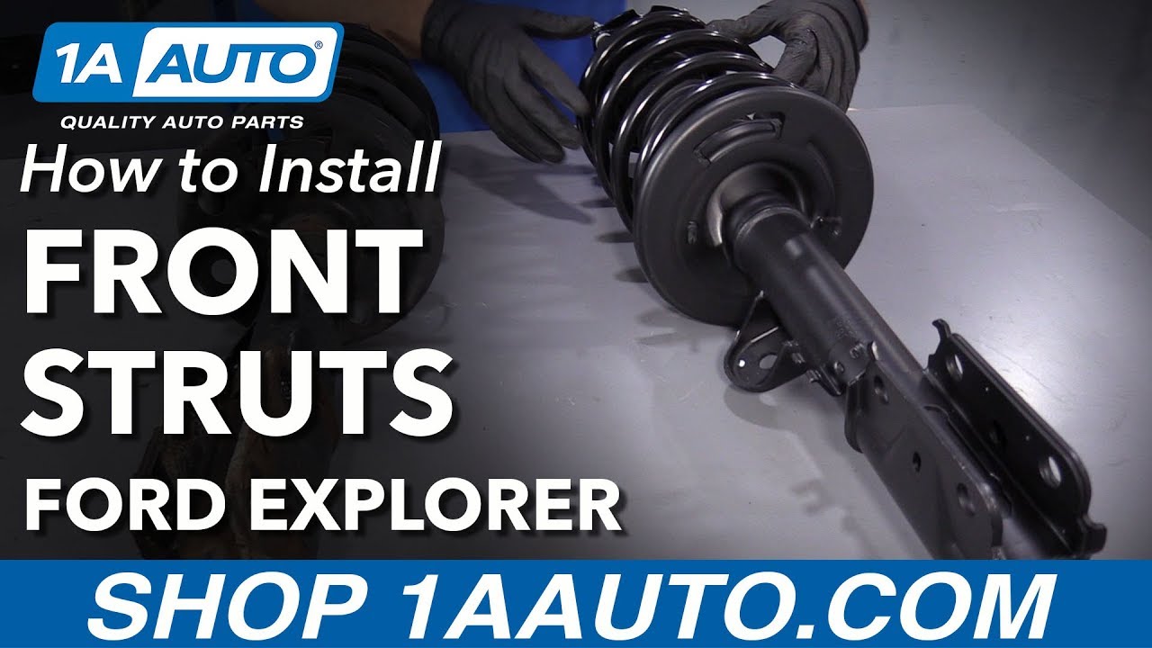 How to Replace Front Struts 11-12 Ford Explorer