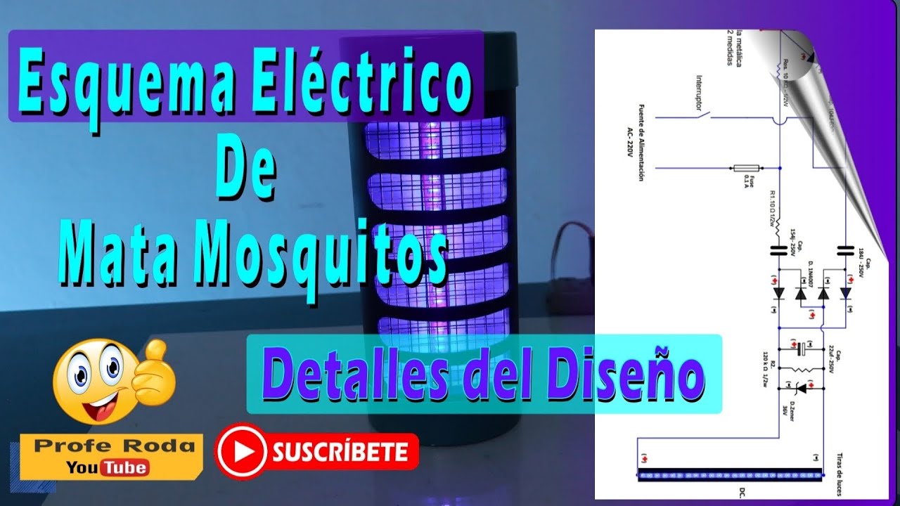 Esquema Completo - Mata mosquito Eléctrico