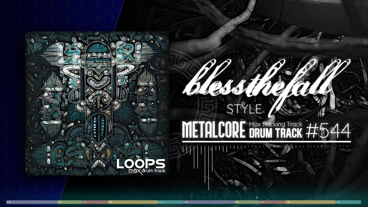 Metalcore Drum Track / Blessthefall Style / 150 bpm