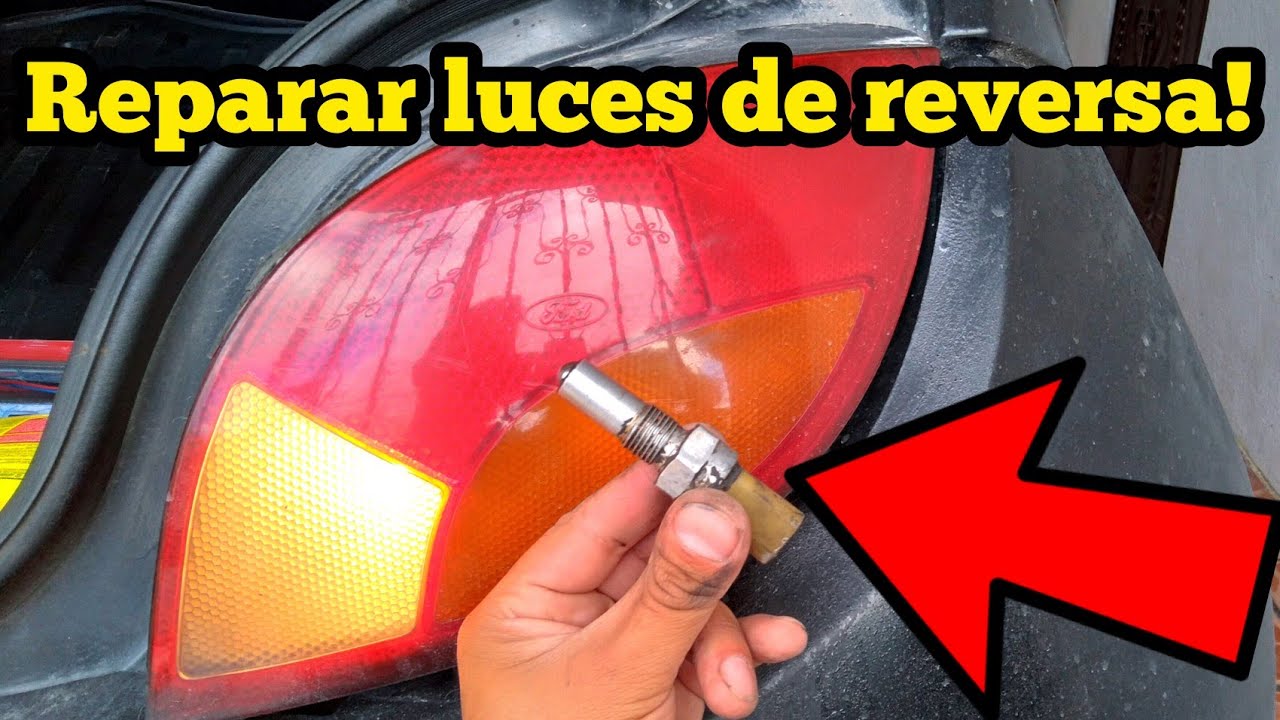 Reparar luces de reversa - Interruptor luces de reversa Ford Ka .